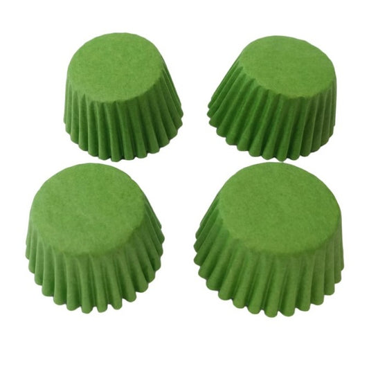 Tacinhas Brigadeiro/Bombons Verde- Conj 80