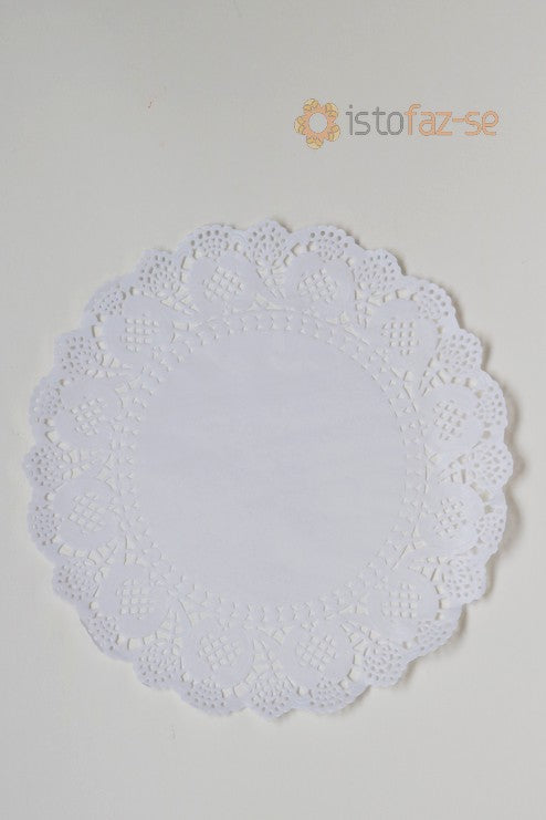 Naperom branco redondo 30cm