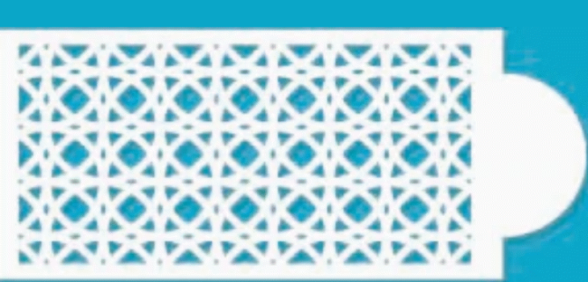 SweetArt Stencil Decorativo 26cmX11cm nº8