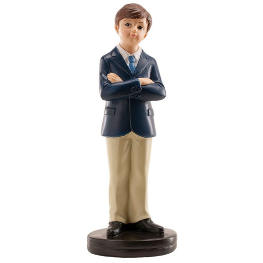 Boneco Menino Comunhão Xavier 15cm - Dekora