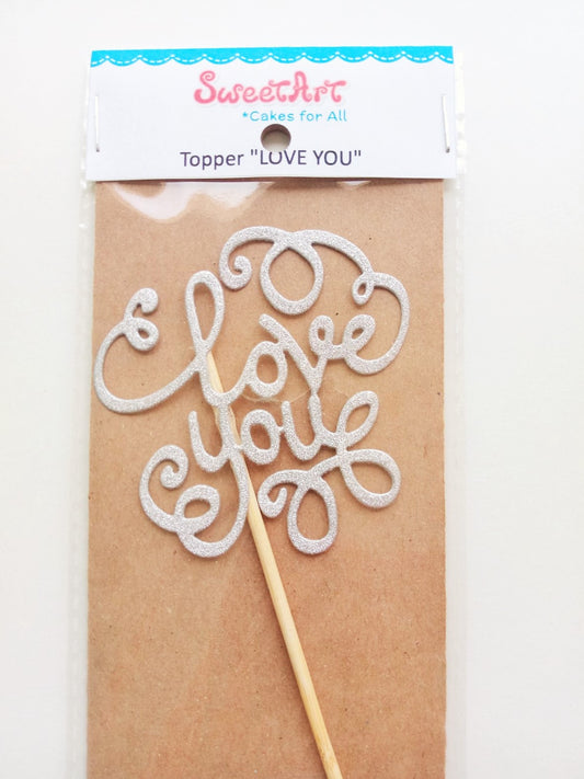 Sweetart Topper Decorativo LOVE YOU