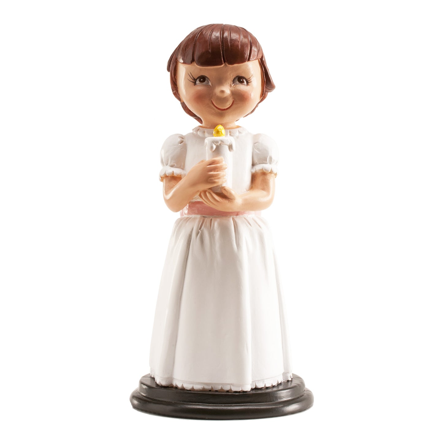 Boneco Menina Comunhão com vela 13cm - Dekora