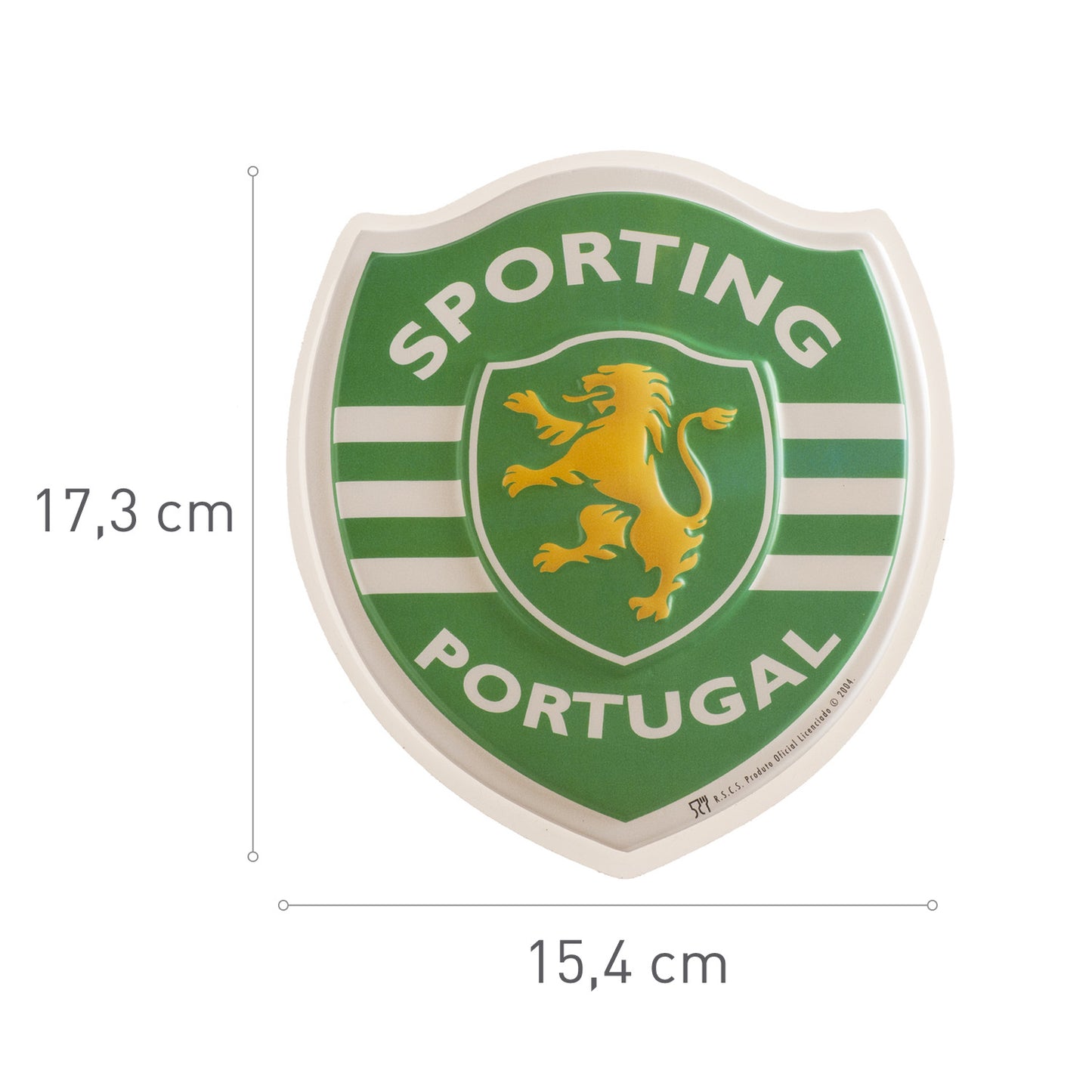 Topo Emblema Sporting Clube de Portugal 2D 15x17cm - Dekora