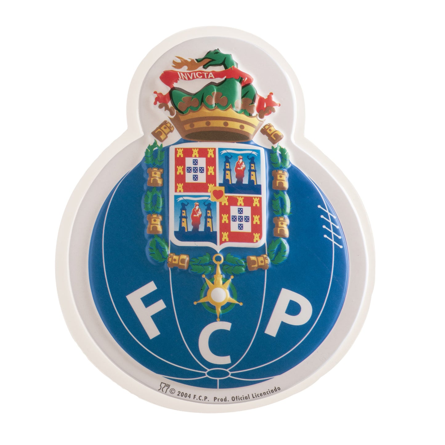 Topo Emblema Futebol Clube do Porto 2D 18x14cm- Dekora