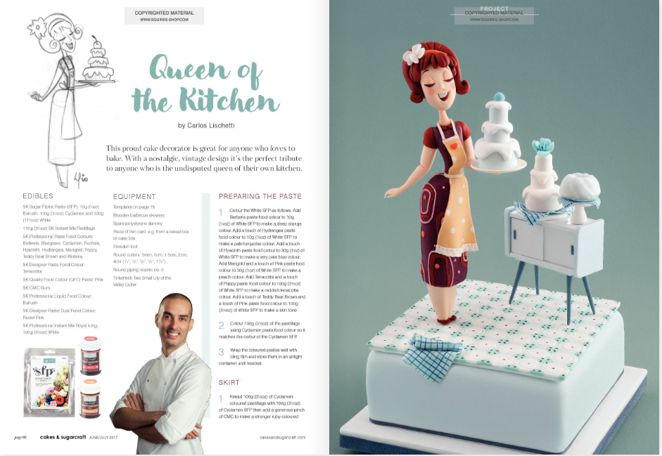 Revista Cakes and Sugarcraft da Squires Kitchen nº140