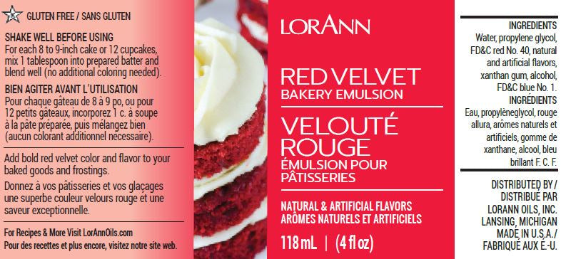 Corante Red Velvet 118ml