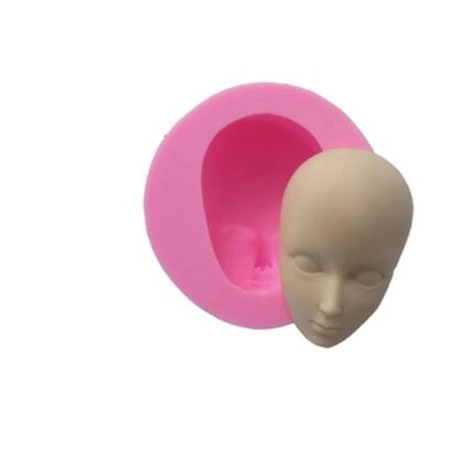 Molde Silicone Cara Senhora