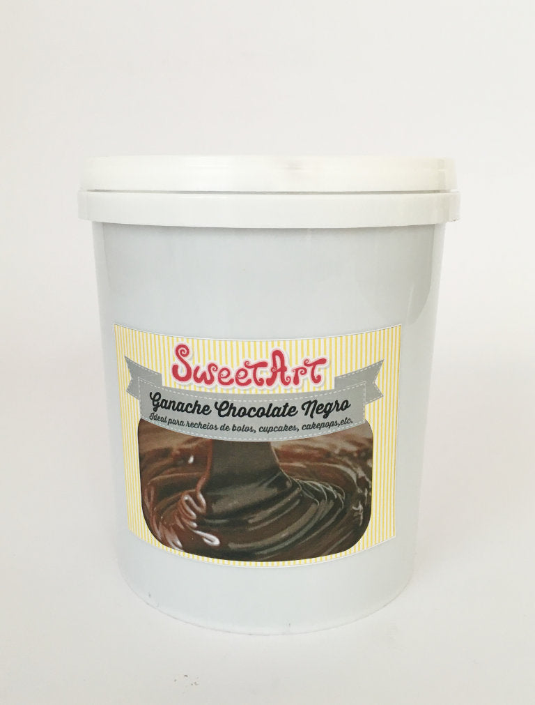 SweetArt Ganache Chocolate Negro 1kg