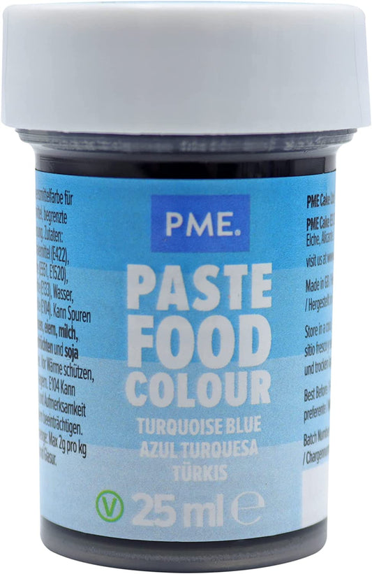 Corante em Pasta Azul Turquesa 25g-PME